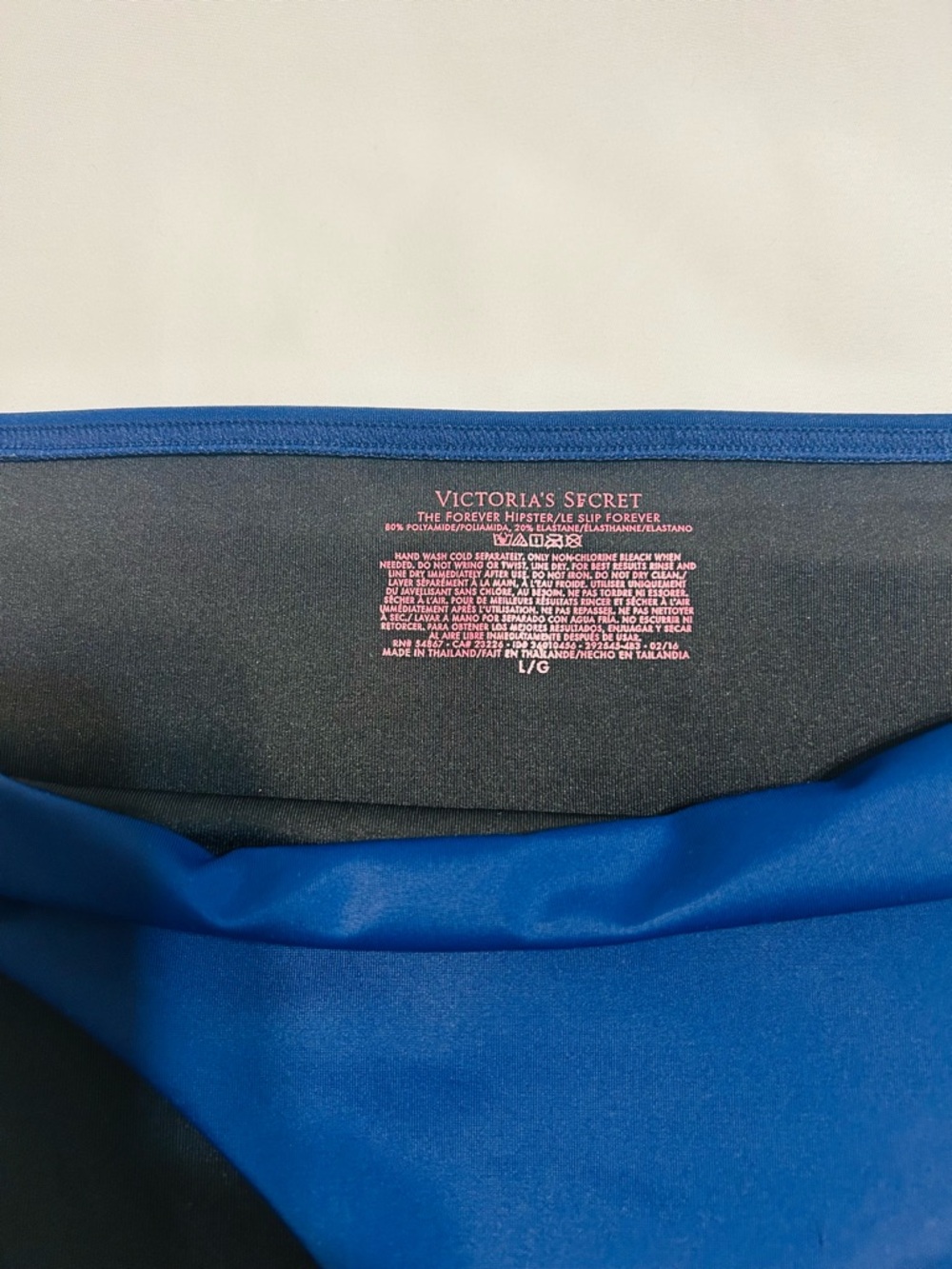 Victoria's Secret Royal Blue The Forever Hipster Bikini Bottom. New Without Tags - Picture 2 of 6